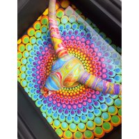 Mandala Bild Regenbogen Geweihbild Mit Gips Skulptur Mandala Bild Regenbogen Geweihbild Mit Gips Skulptur von Glitzerwerk35