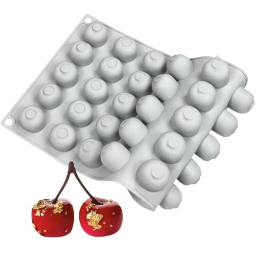 Glixoft 35 Mulden Kirsche Silikonform 3D Obst Backform DIY Kuchen Dekorieren Werkzeug Küche Backgeschirr Versorgung Für Die Herstellung Von Schokolade Glixoft 35 Mulden Kirsche Silikonform 3D Obst Backform DIY Kuchen Dekorieren Werkzeug Küche Backgeschirr Versorgung Für Die Herstellung Von Schokolade von Glixoft