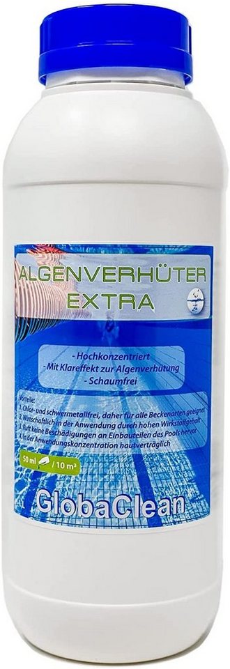 GlobaClean Algenschutz 1 L Pool Algenverhüter extra von GlobaClean