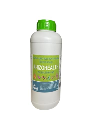 Global Agro Solution Rhizohealth – Organischer Bodenaktivator & Bio-Pflanzendünger mit Trichoderma, Mykorrhiza & Algenextrakt – Für gesunde Wurzeln, kräftiges Wachstum & fruchtbare Böden – 1L von Global Agro Solution