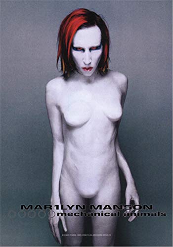 Global Merchandising Marilyn Manson Stoffflagge von Heart Rock