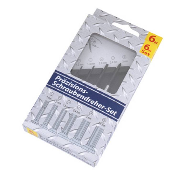 Global Partner Bit-Schraubendreher Präzisions-Schraubendreher, 6tlg. Set von Global Partner