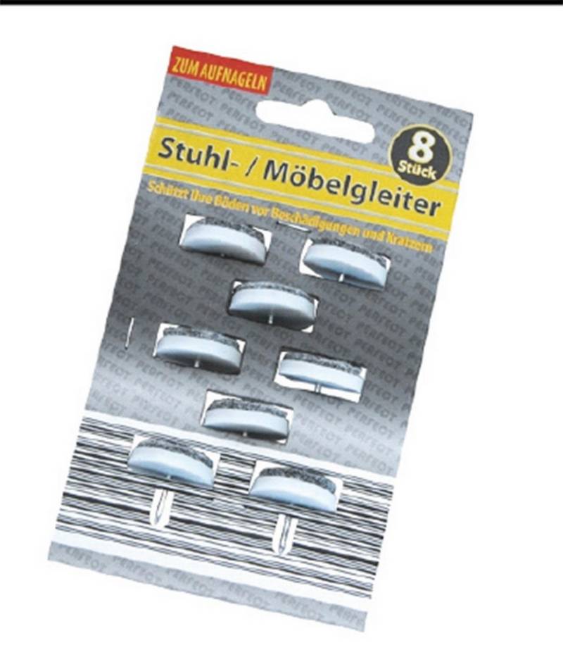 Global Partner Filzgleiter Stuhlgleiter, 8er Set, (Set, 8 St), Stuhlgleiter Filzgleiter Möbelgleiter Gleiter mit Nage von Global Partner
