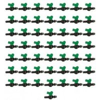16 mm Tropfbewässerungshahn auf 16 mm Bypass-Hahn (Pack 50 Stück) Exclusives Angebot von Global