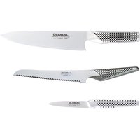 Global G-26115R Messer-Set 3-teilig - Cromova 18 Stahl von Global