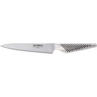 Global GS-13R Universalmesser 15 cm fein gezahnt - Cromova 18 Stahl von Global