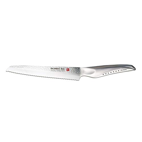 Global SAI-M04 Brötchenmesser, 17cm Hammerdesign von Global