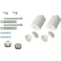 Weiße Halterung für Handtuchheizkörper Weiße Halterung für Handtuchheizkörper von Global