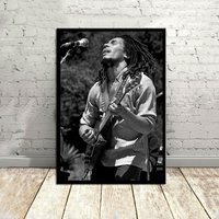 Bob Marley, Musik Poster, Vintage Poster, Leinwand Poster, Wanddekoration, Wandkunst von GlobalArtImpression