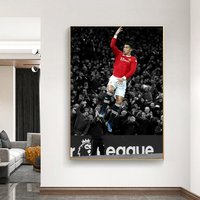 Cristiano Ronaldo Poster, Fußball Poster, Wanddekoration, Wandkunst von GlobalArtImpression