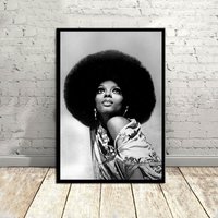 Diana Ross, Musik Poster, Vintage Poster, Leinwand Poster, Wand-Dekor, Wandkunst von GlobalArtImpression