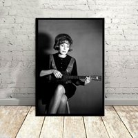 Joni Mitchell , Musik Poster, Vintage Poster, Canvas Poster, Wanddekoration, Wandkunst von GlobalArtImpression