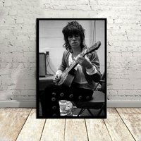 Keith Richards, Musik Poster, Vintage Poster, Leinwand Poster, Wanddekoration, Wandkunst von GlobalArtImpression