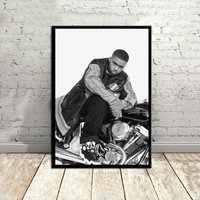 Nas Musik Poster, Vintage Poster, Leinwand Poster, Wanddeko, Wandkunst von GlobalArtImpression