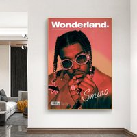 Smino Magazin Cover, Smino Poster, Fashion Magazine Design, Wanddekoration von GlobalArtImpression