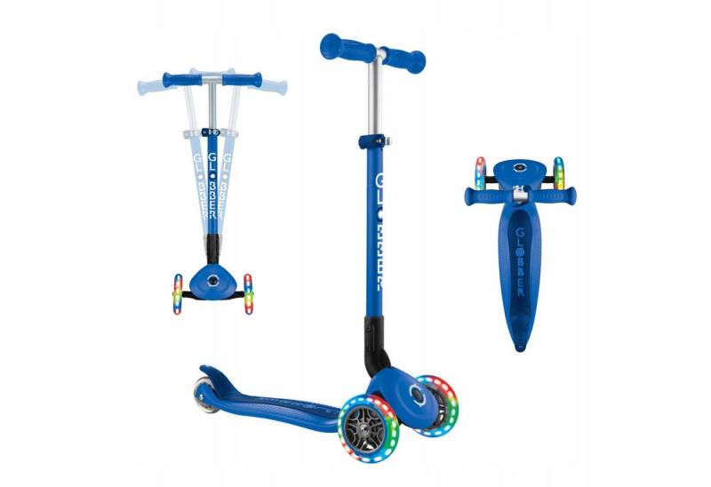 Globber Dreiradscooter 432-100-3 GLOBBER PRIMO FOLDABLE LIGHTS dunkelblau Globber Dreiradscooter 432-100-3 GLOBBER PRIMO FOLDABLE LIGHTS dunkelblau von Globber