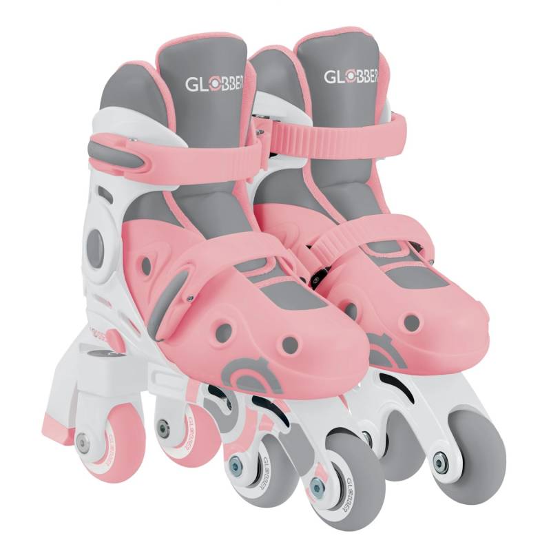 Globber Learning Skates 2in1 Inline- und Quad-Skates Kinder Verstellbar Gr.26-29 ABEC 9 Rollengröße 48x24 mm Rosa Globber Learning Skates 2in1 Inline- und Quad-Skates Kinder Verstellbar Gr.26-29 ABEC 9 Rollengröße 48x24 mm Rosa von Globber