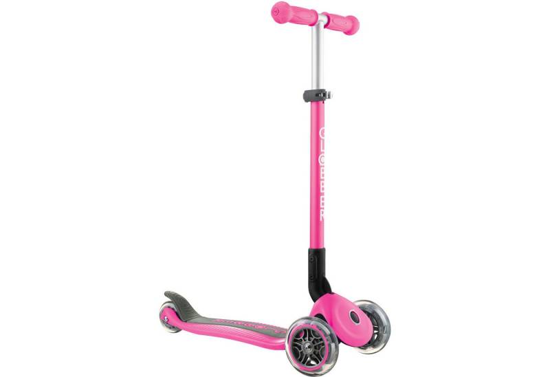 Globber Scooter GLOBBER GLOBBER PRIMO FOLDABLE neon pink, Scooter von Globber