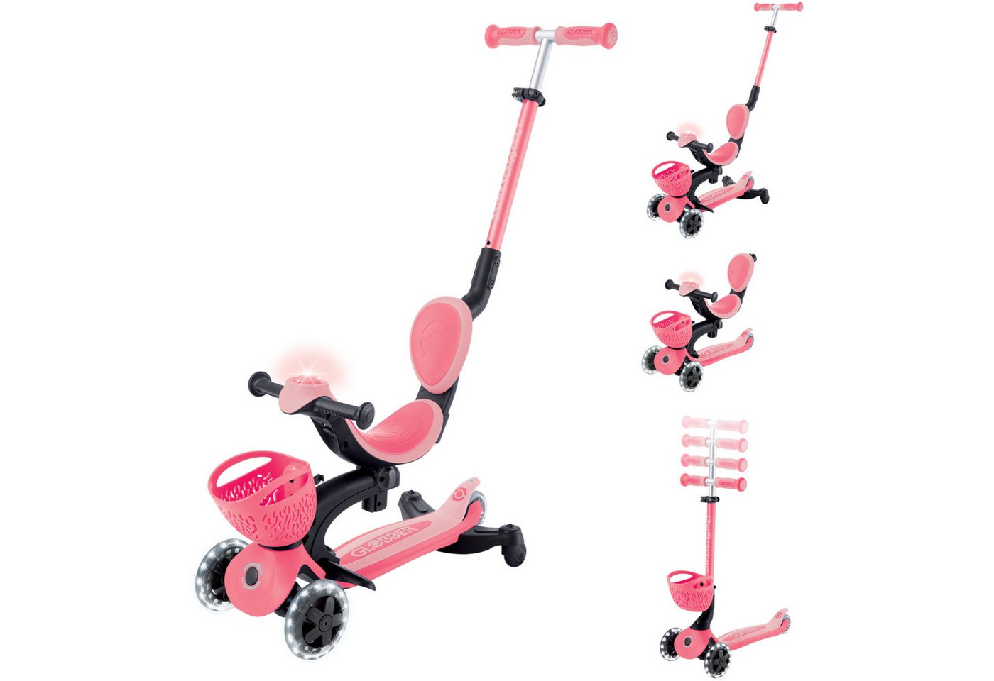 Globber Scooter GLOBBER Go-Up Baby Lights 360, Scooter Globber Scooter GLOBBER Go-Up Baby Lights 360, Scooter von Globber