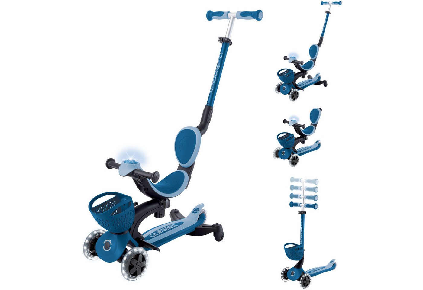 Globber Scooter GLOBBER Go-Up Baby Lights 360, Scooter Globber Scooter GLOBBER Go-Up Baby Lights 360, Scooter von Globber