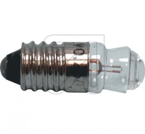 10 Stück Breitlinsen Birne E10 2,2V 0,25A Glühlampe Glühbirne von Globe Warehouse
