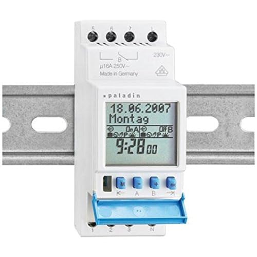 Schaltuhr, digital, Wochenprogramm, 2-Kanal von Globe Warehouse