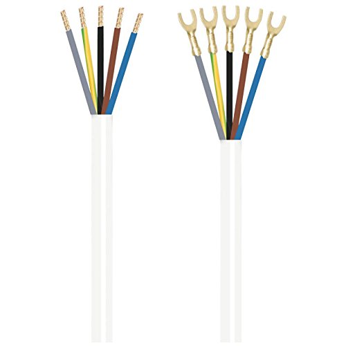 Herdanschlussleitung, H05 VV-F, 5 x 1,5², L 1,5 m von Globe Warehouse