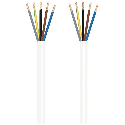 Herdanschlussleitung 5 x 1,5² H05 VV-F, 1,5 m beids. Adernendhül von Globe Warehouse
