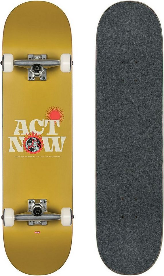 Globe Skateboard GLOBE G1 ACT NOW Skateboard mustard Globe Skateboard GLOBE G1 ACT NOW Skateboard mustard von Globe