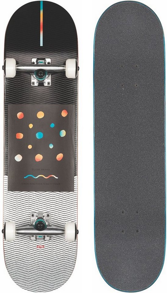 Globe Skateboard GLOBE G1 NINE DOT FOUR Skateboard black/white Globe Skateboard GLOBE G1 NINE DOT FOUR Skateboard black/white von Globe