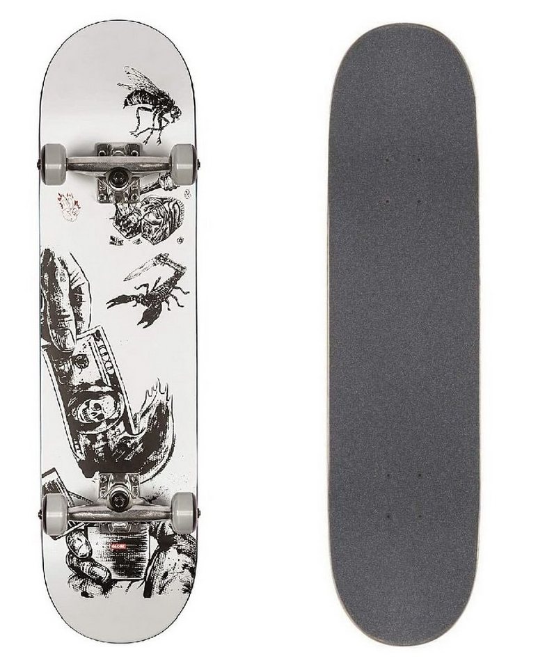 Globe Skateboard Globe G1 Hard Luck Skateboard 8" x 31,6" weiss / schwarz Globe Skateboard Globe G1 Hard Luck Skateboard 8" x 31,6" weiss / schwarz von Globe