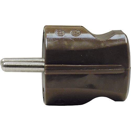 Schutzkontakt Standard Stecker braun Thermoplast 250V / 16A, VDE/KEMA KEUR Schutzkontakt Standard Stecker braun Thermoplast 250V / 16A, VDE/KEMA KEUR von GlobeWarehouse