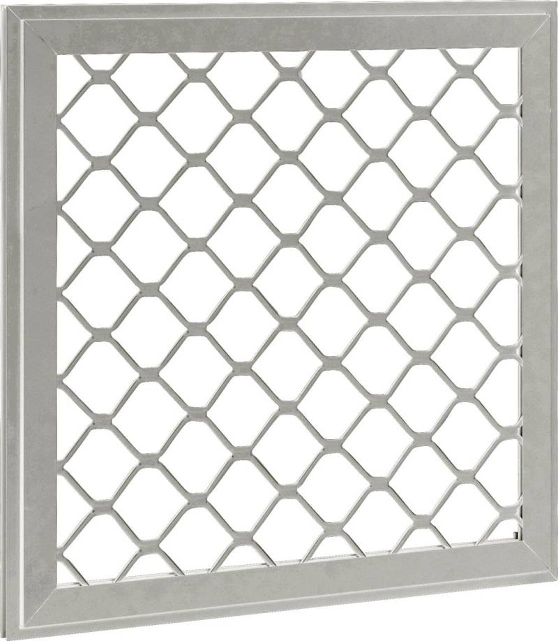 Globel Fenster-Set 1 62 x 62 cm silber-metallic von Globel Industries