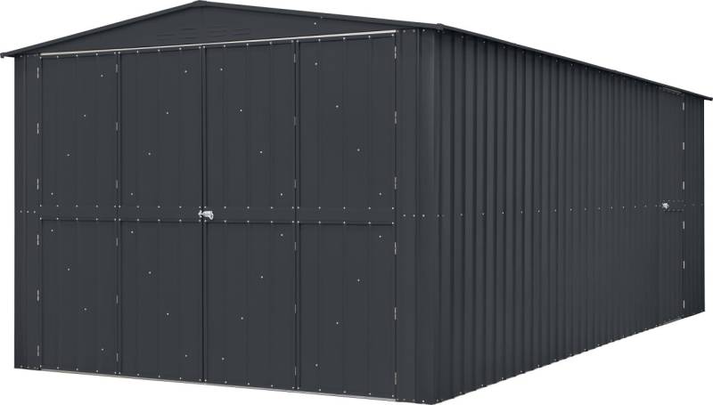 Globel Metallgerätehaus Parker MGR 1015 308 x 464 x 225 cm anthrazit von Globel Industries