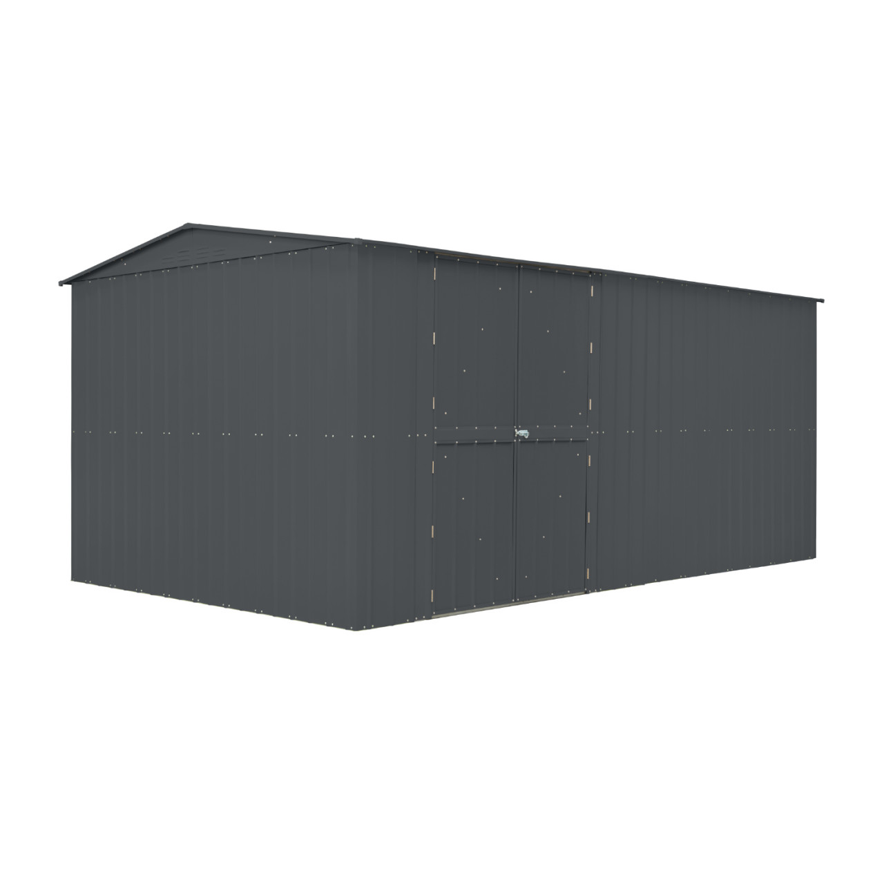 Globel Metallgerätehaus Worker MWK 1510 464 x 308 x 225 cm anthrazit Globel Metallgerätehaus Worker MWK 1510 464 x 308 x 225 cm anthrazit von Globel Industries