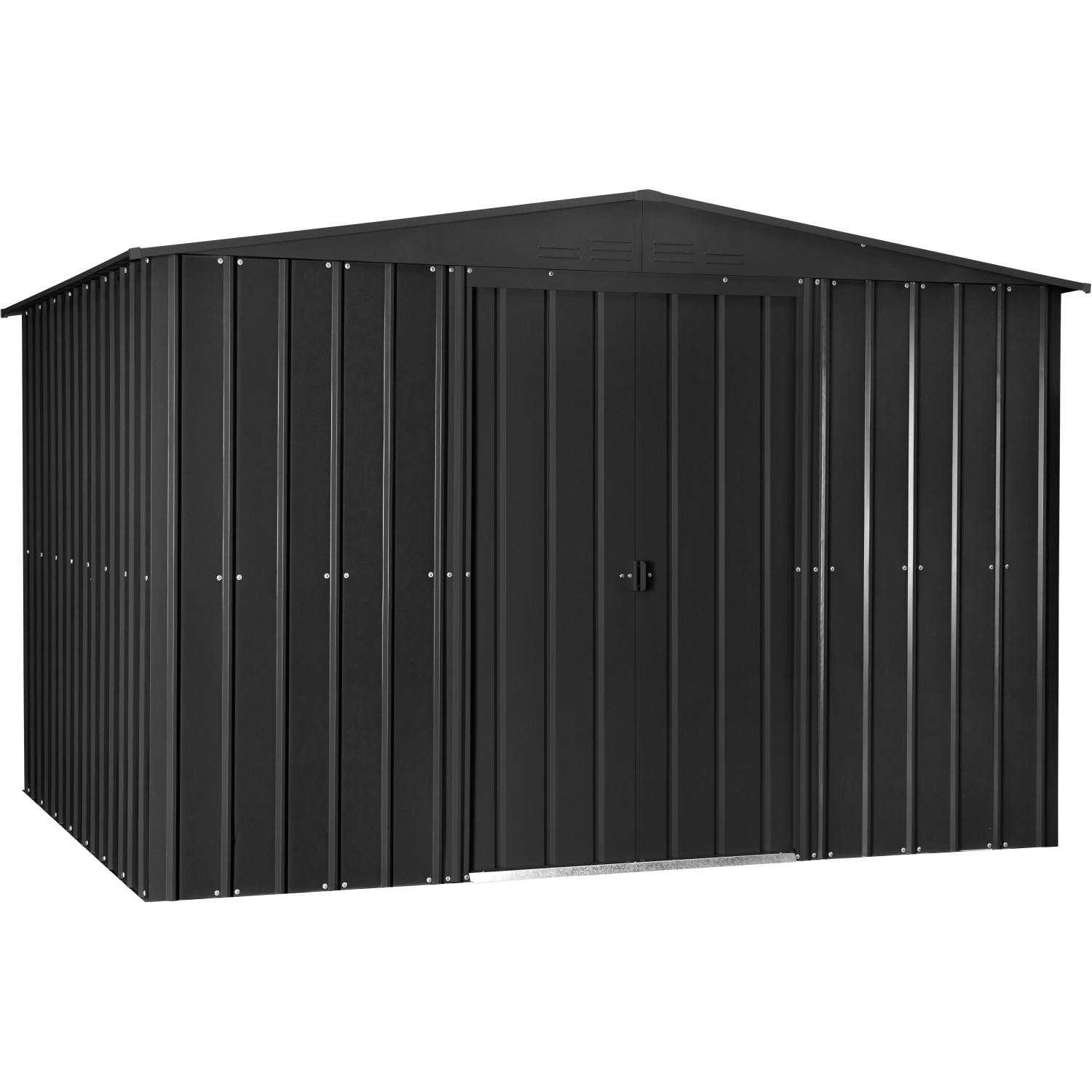 Globel Industries Metall-Gerätehaus 10x10 Anthrazit B x T: 295 cm x 299 cm von Globel