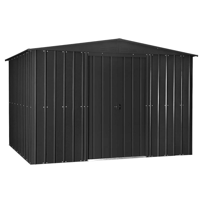 Globel Metallgerätehaus Gartenmanager Dream 65 - 86 - 88 -108 - 1010 295 x 237 cm (Dream G108) anthrazit von Globel