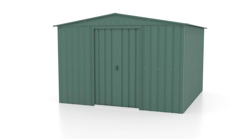 Globel Metallgerätehaus Gartenmanager Dream 65 - 86 - 88 -108 - 1010 295 x 299 cm (Dream G1010) jadegrün von Globel