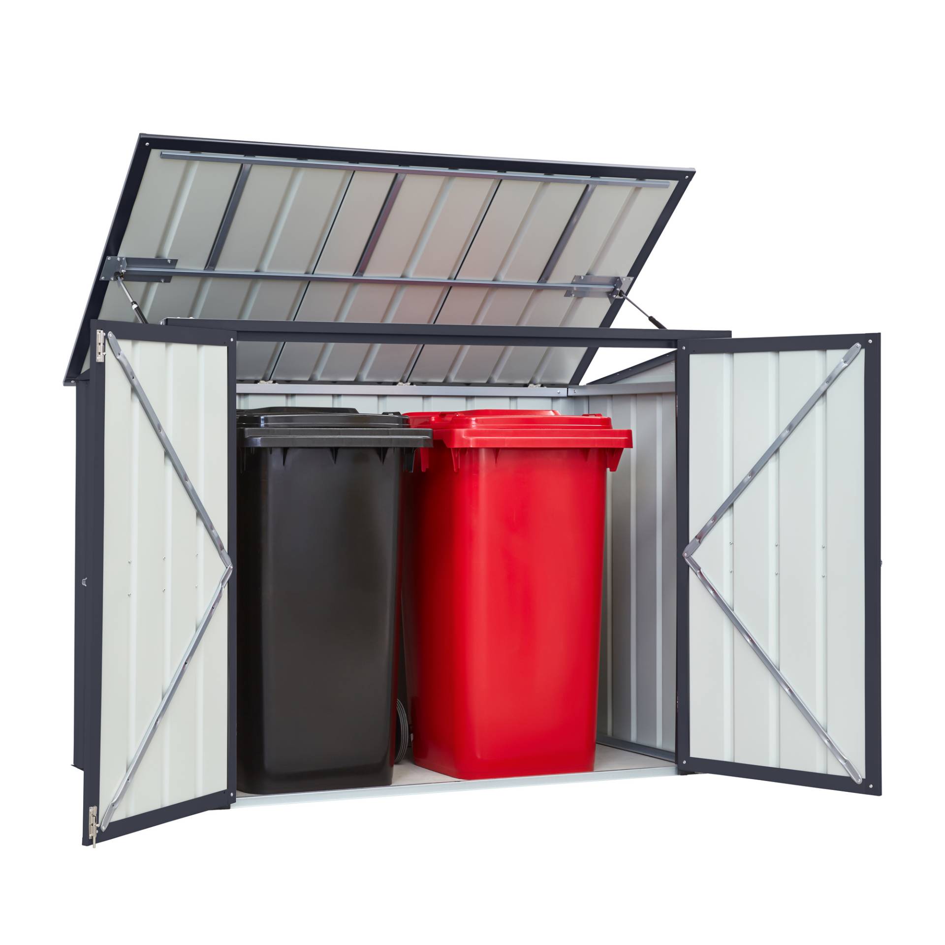 Globel Mülltonnenbox 'Easy BIN2' anthrazit 171 x 95 cm Globel Mülltonnenbox 'Easy BIN2' anthrazit 171 x 95 cm von Globel