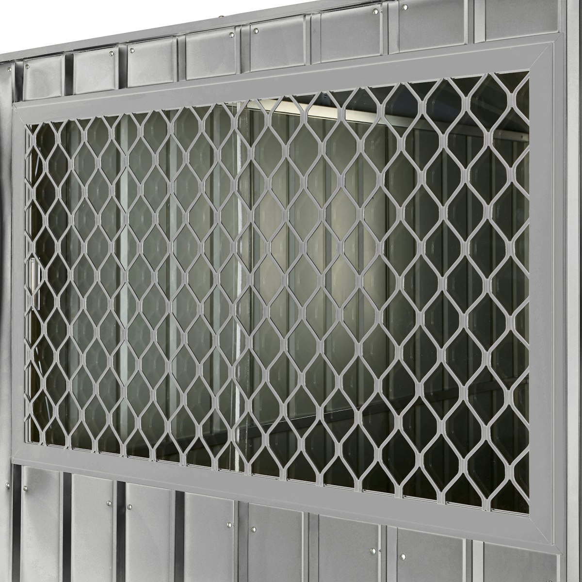 Globel Seitenfenster 75x124 cm, silber metallic, für Skillion, Lean To, Dream von Globel