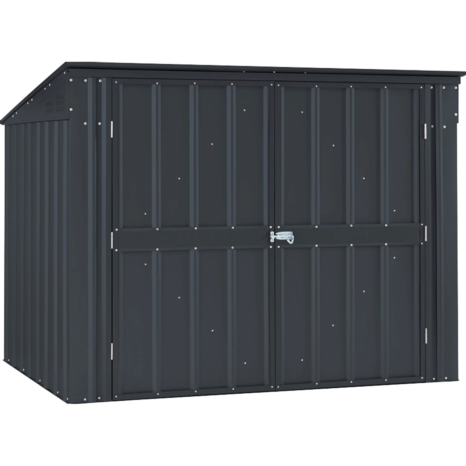 Globel Tonnen-Depot Easy 73 für 3 x 240 l Tonne B x T: 233 cm x 95 cm Anthrazit von Globel