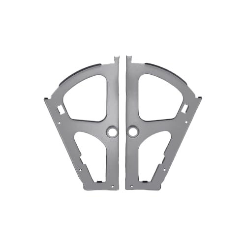1 Paar graue Schuhschrank-Scharniere, Schuhregal, Klapprahmen-Scharniere, Turing-Rack-Ersatzbeschläge (1 Schicht) von Globellapro