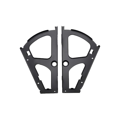 1 Paar schwarze Schuhschrank-Scharniere, Schuhregal-Scharniere, Turing-Rack-Ersatzbeschläge (1 Schicht) von Globellapro