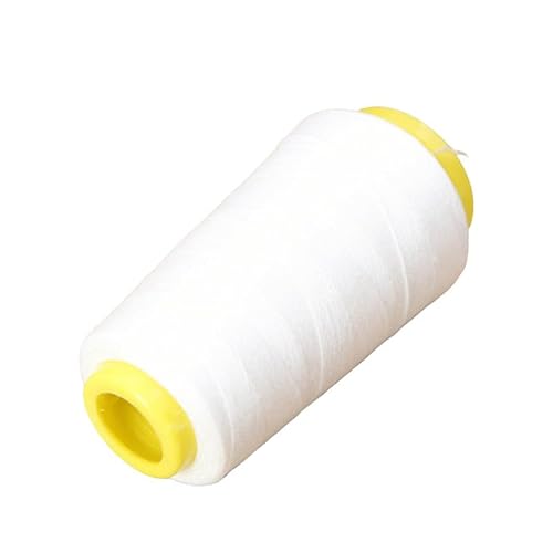 500 Meter 20S/3 Polyester-Nähgarn, Spule, Jeansgarn, weiße Fäden für alle Nähzwecke, Hand und Maschine 500 Meter 20S/3 Polyester-Nähgarn, Spule, Jeansgarn, weiße Fäden für alle Nähzwecke, Hand und Maschine von Globellapro