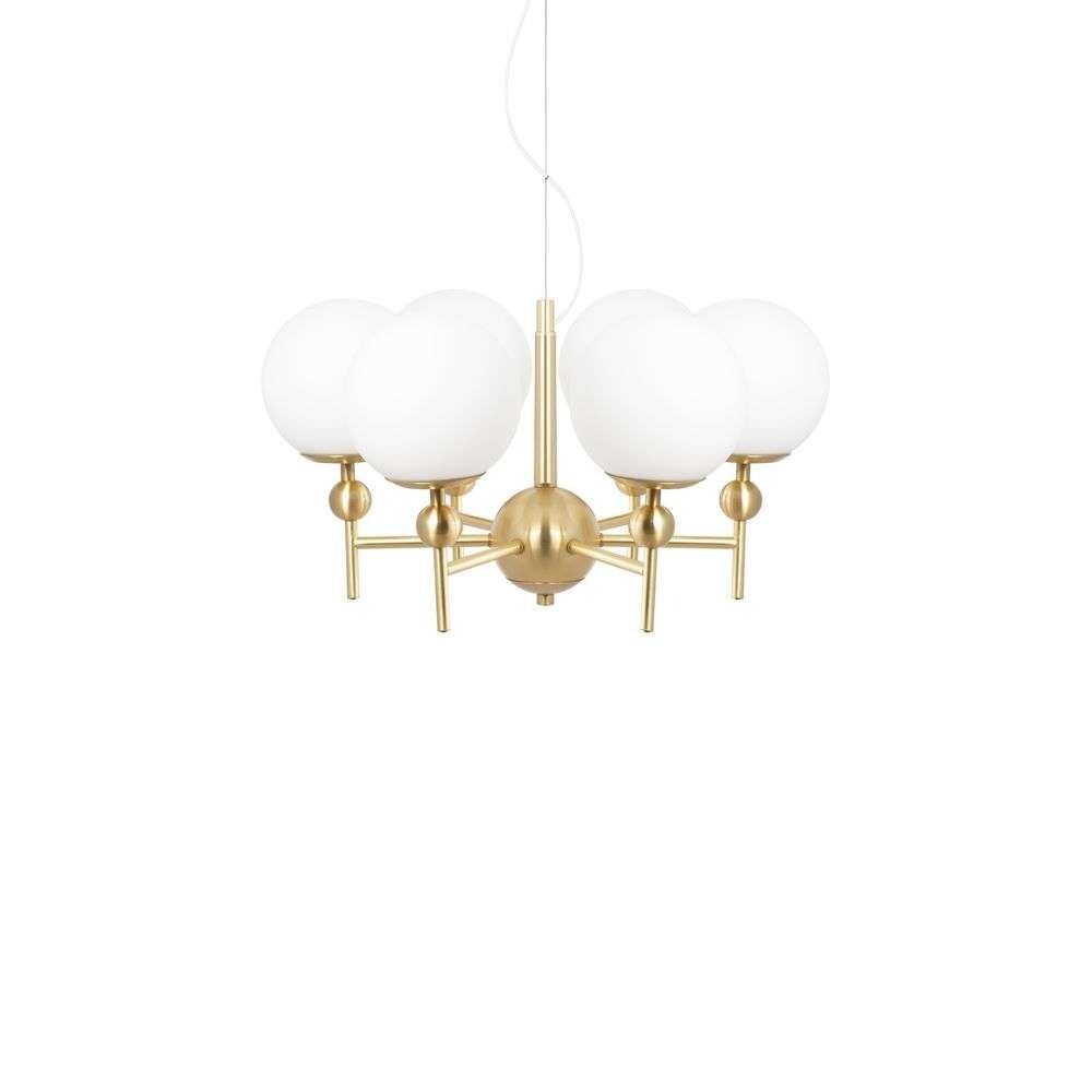 Globen Lighting - Astrid 50 Pendelleuchte Brushed Brass/White von Globen Lighting