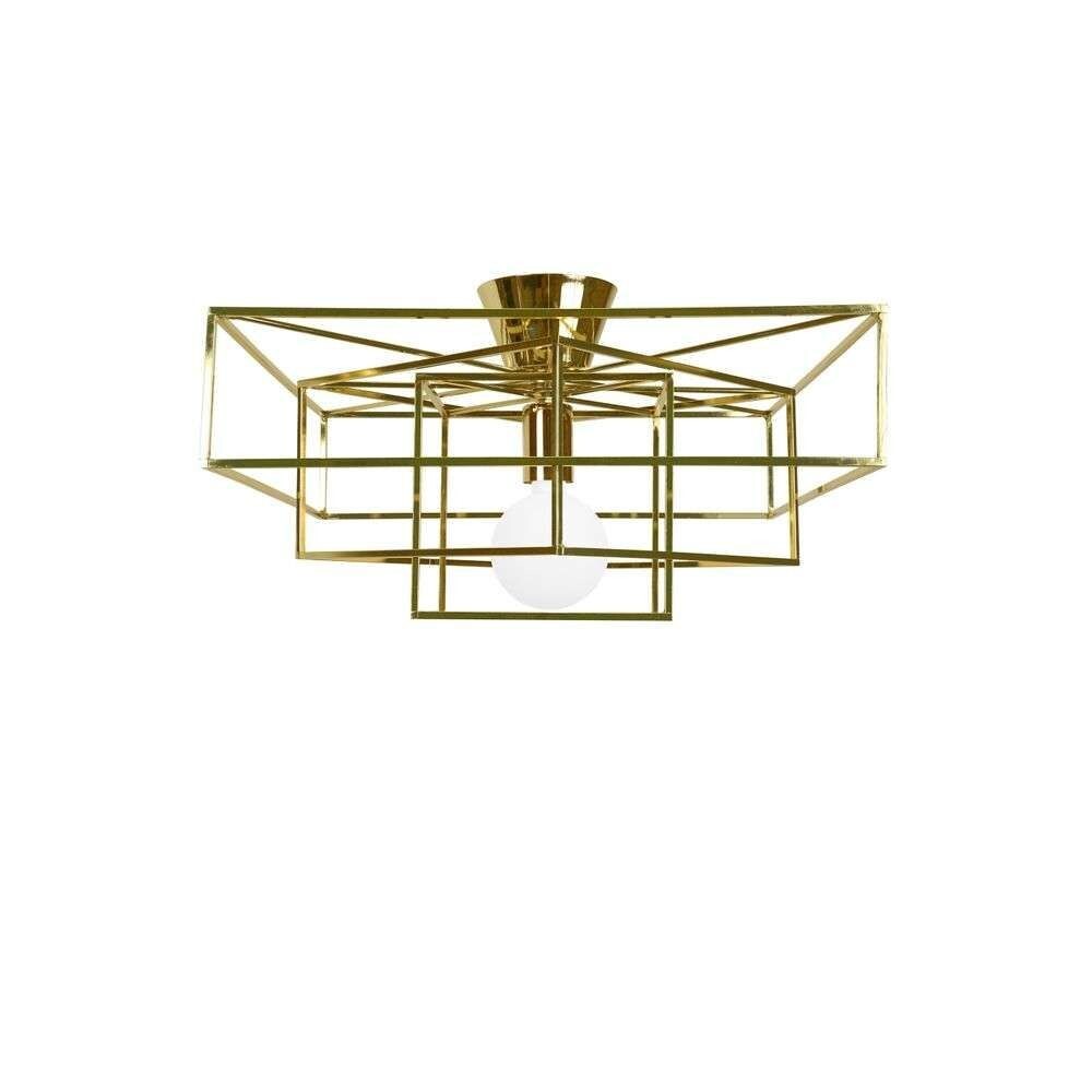 Globen Lighting - Cube Deckenleuchte Brass Globen Lighting von Globen Lighting