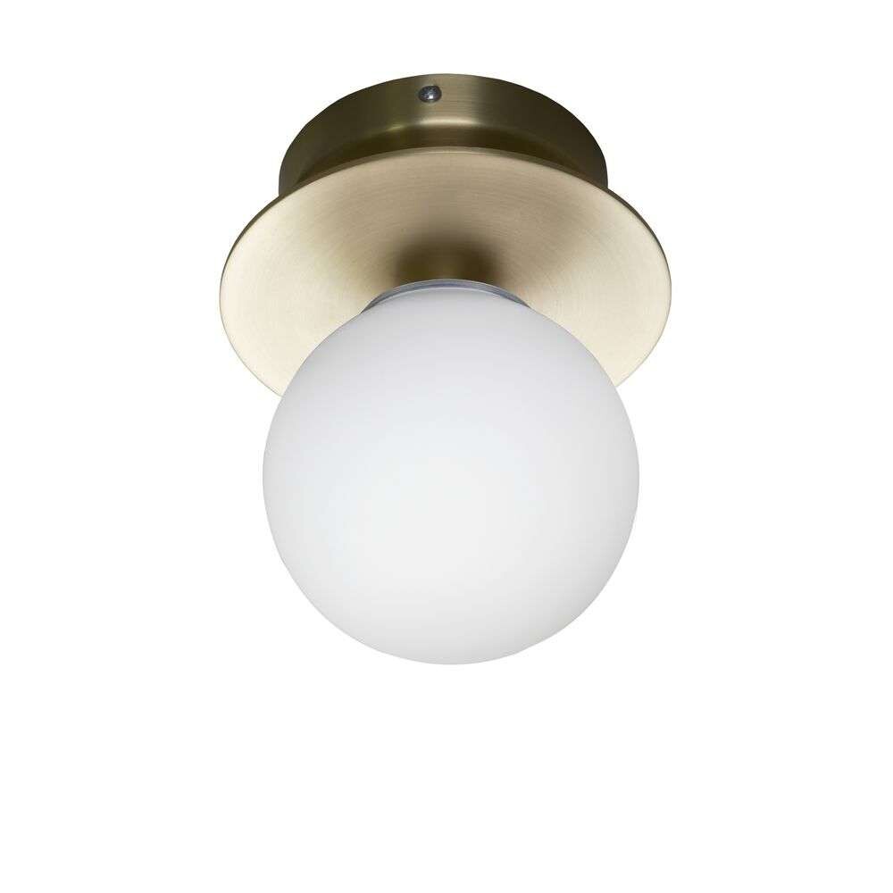 Globen Lighting - Art Deco 24 Wand-/Deckenleuchte IP44 Brushed Brass Globen Lighting von Globen Lighting