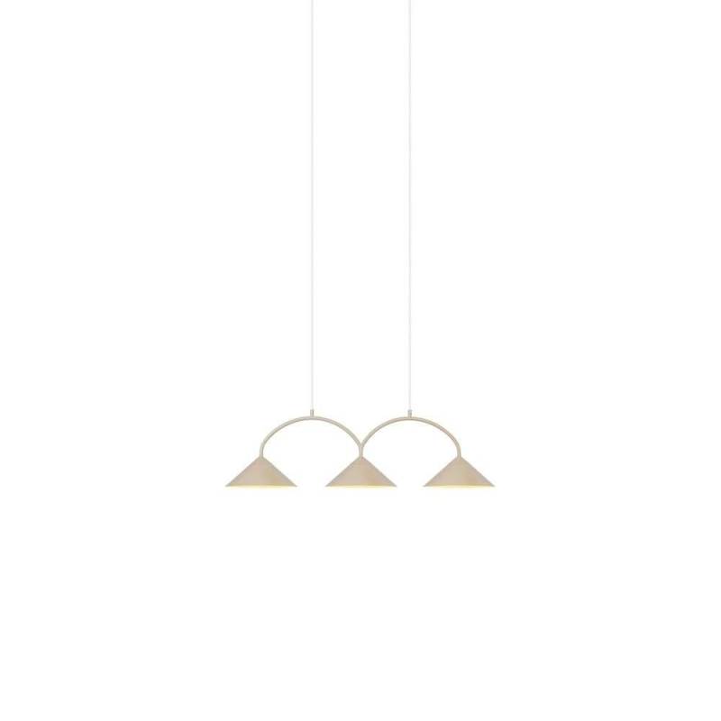 Globen Lighting - Curve 3 Pendelleuchte Beige von Globen Lighting