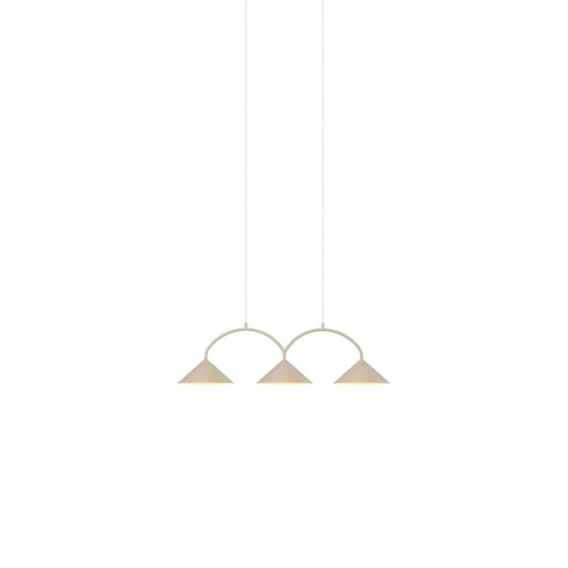 Globen Lighting - Curve 3 Pendelleuchte Beige Globen Lighting von Globen Lighting