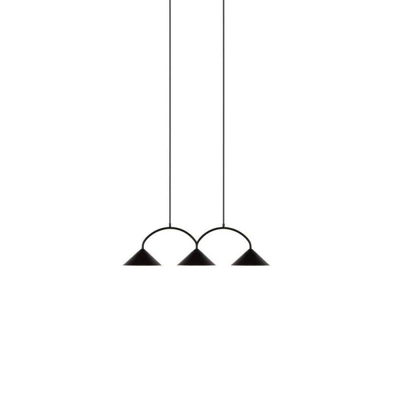 Globen Lighting - Curve 3 Pendelleuchte Black von Globen Lighting